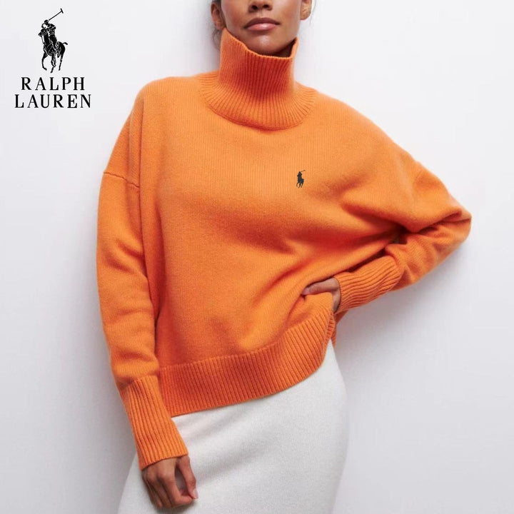 Soft Knitted Turtleneck Sweater || Clearance Sale
