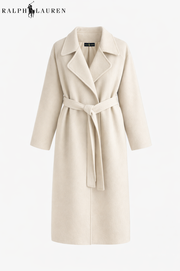 Timeless Belted Longline Coat || Clearance Sale