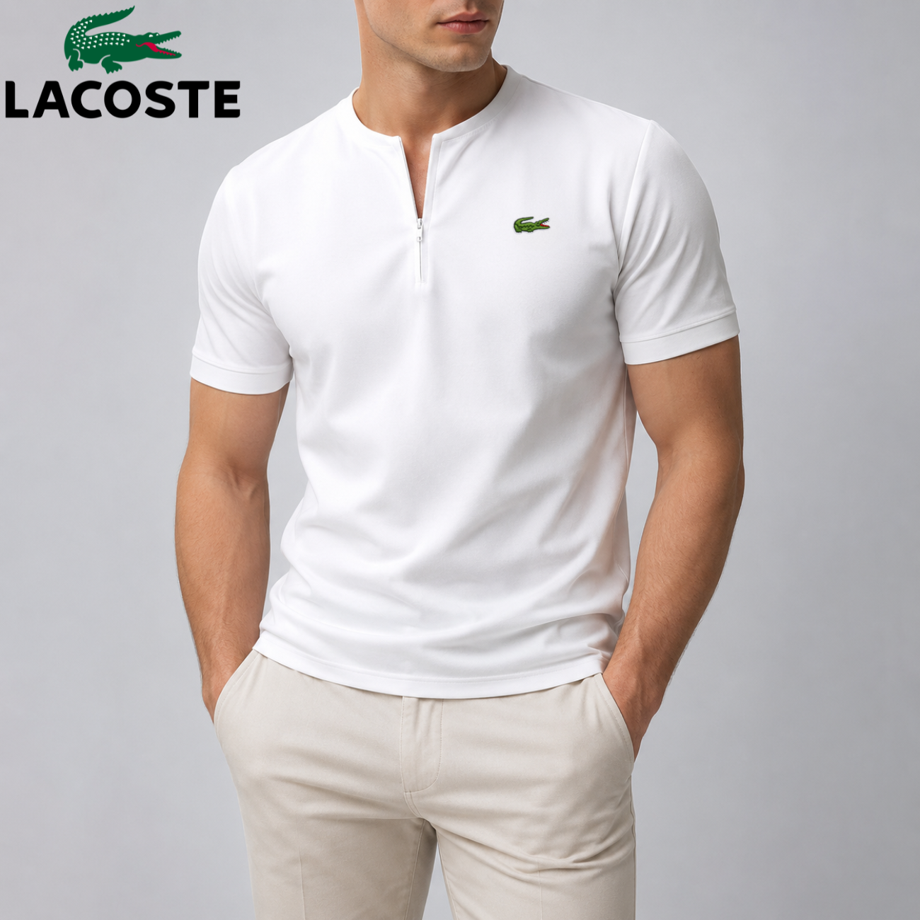Quarter-Zip Henley || Clearance Sale