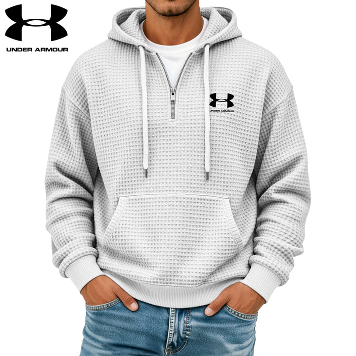 Textured Half-Zip Hoodie || CLEARANCE SALE