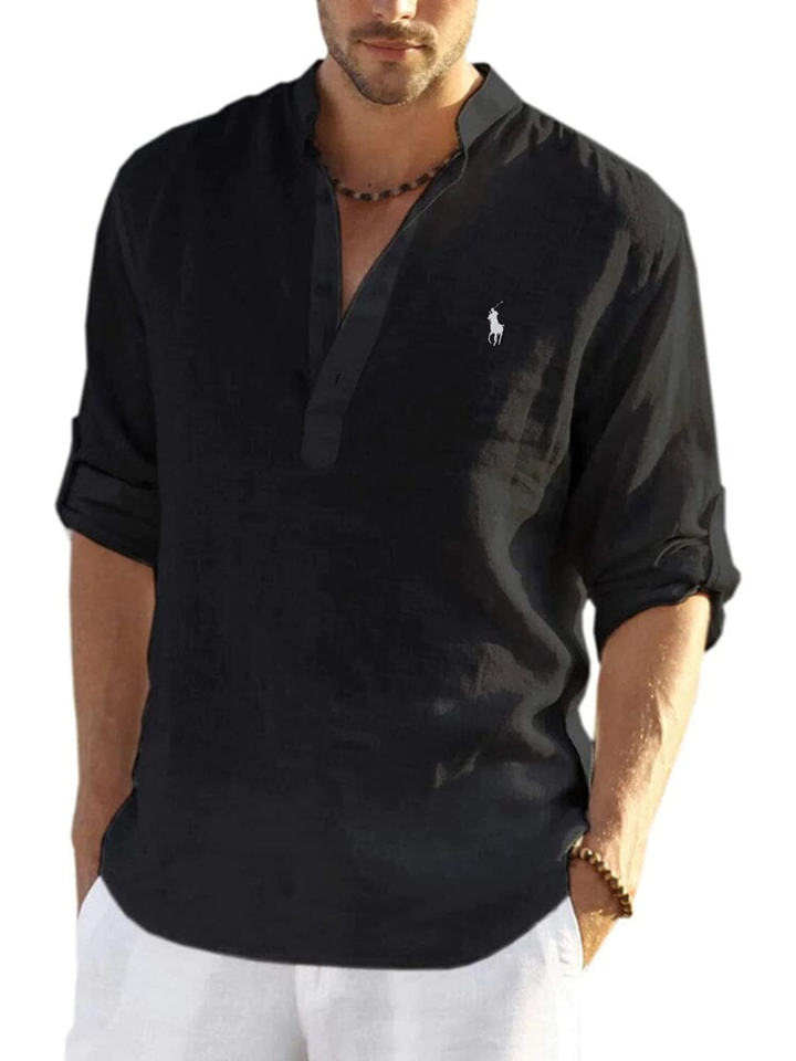 Relaxed Linen Style Shirt - Clearance Sale
