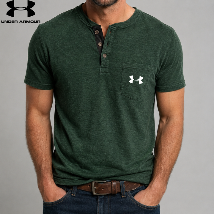 Premium Slub Knit Henley || Clearance Sale