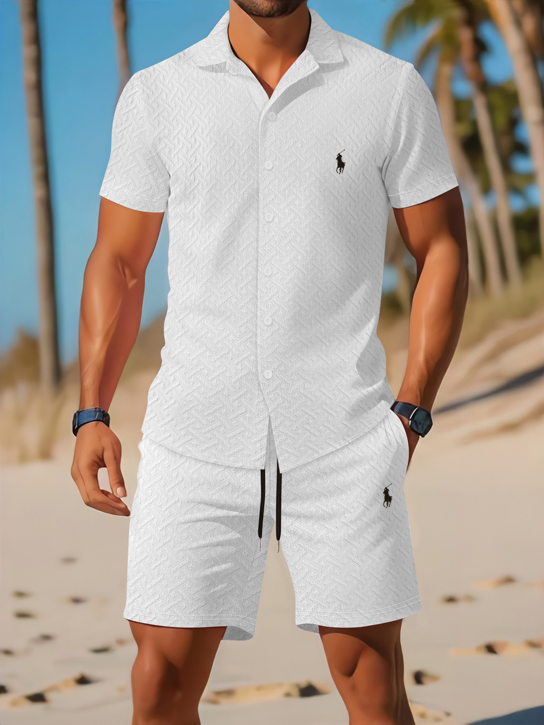 Summer Textured Matching Set - Clearance Sale