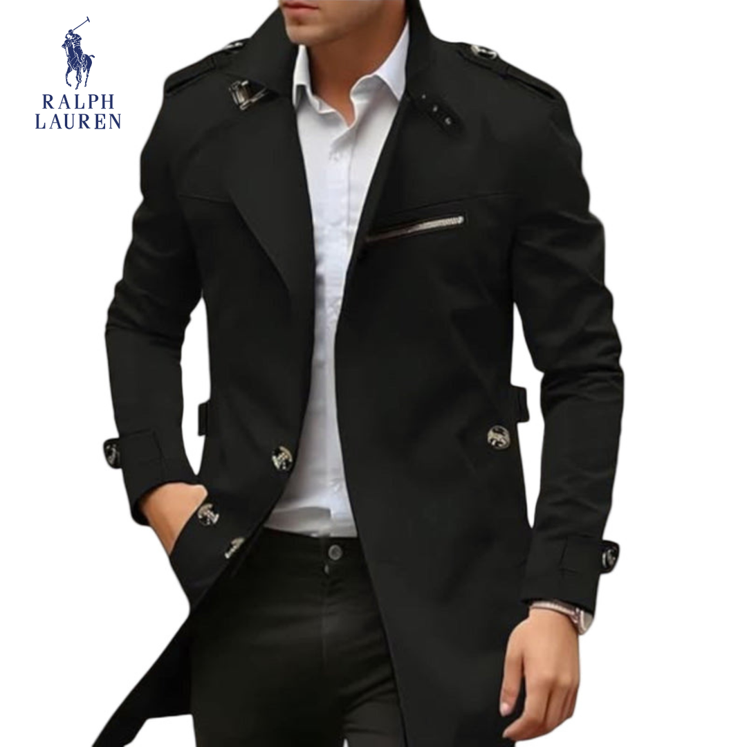 Men’s Tailored Mid-Length Urban Coat || Clearance Sale