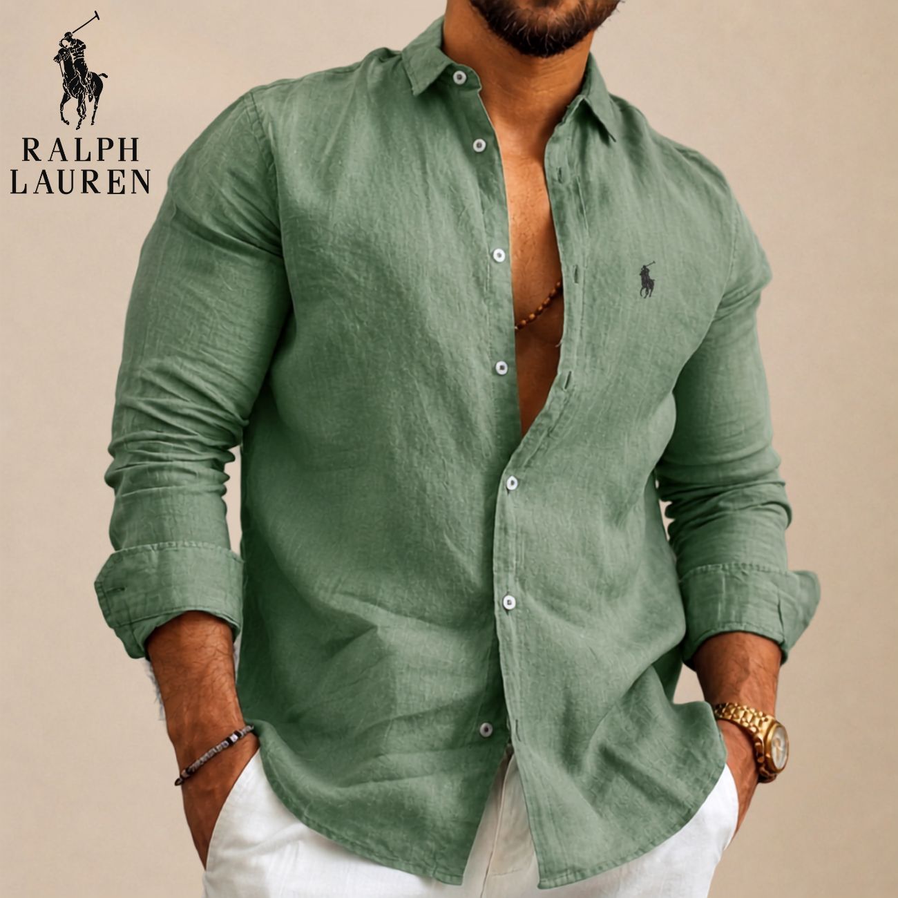 Relaxed Fit Button-Down Shirt || Clearance Sale