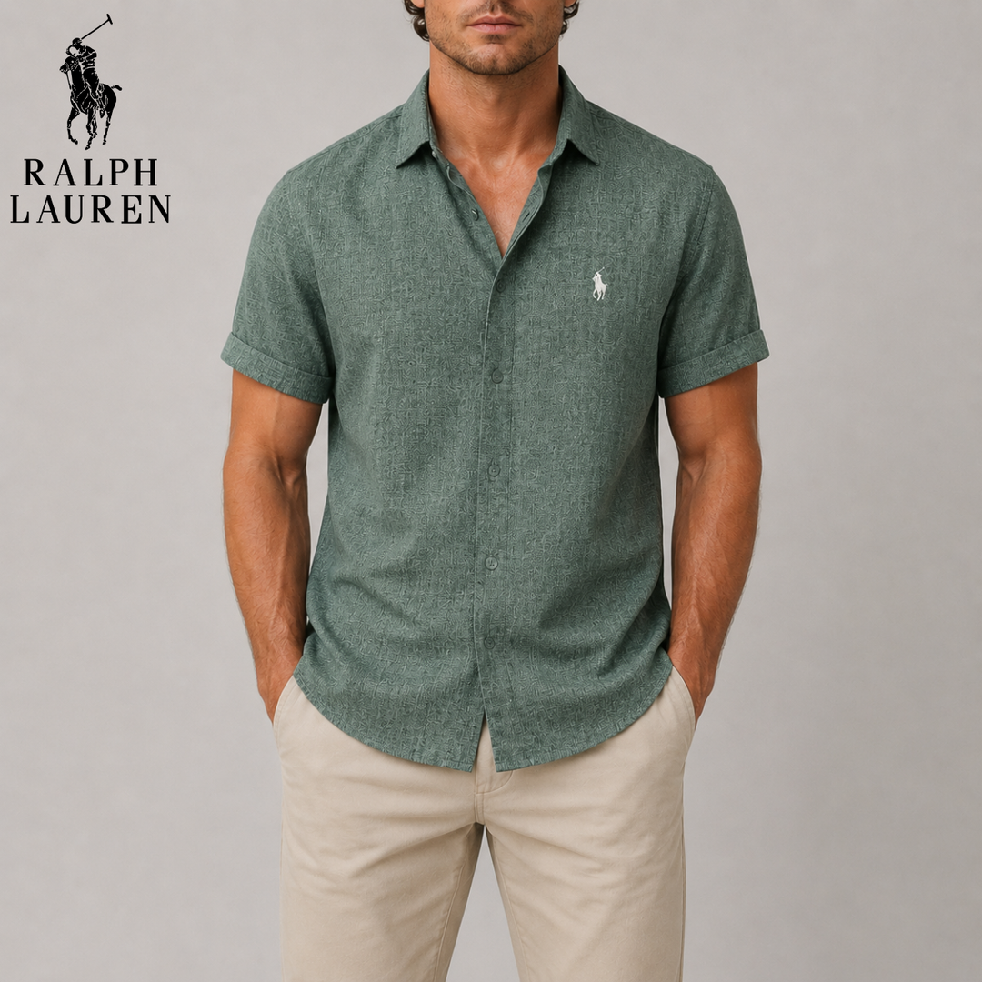 Textured Short Sleeve Shirt || Clearance Sale