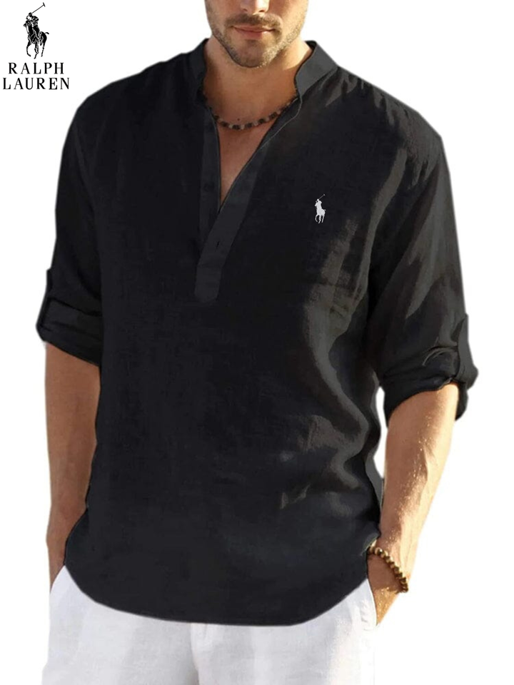 Relaxed Linen Style Shirt || Clearance Sale