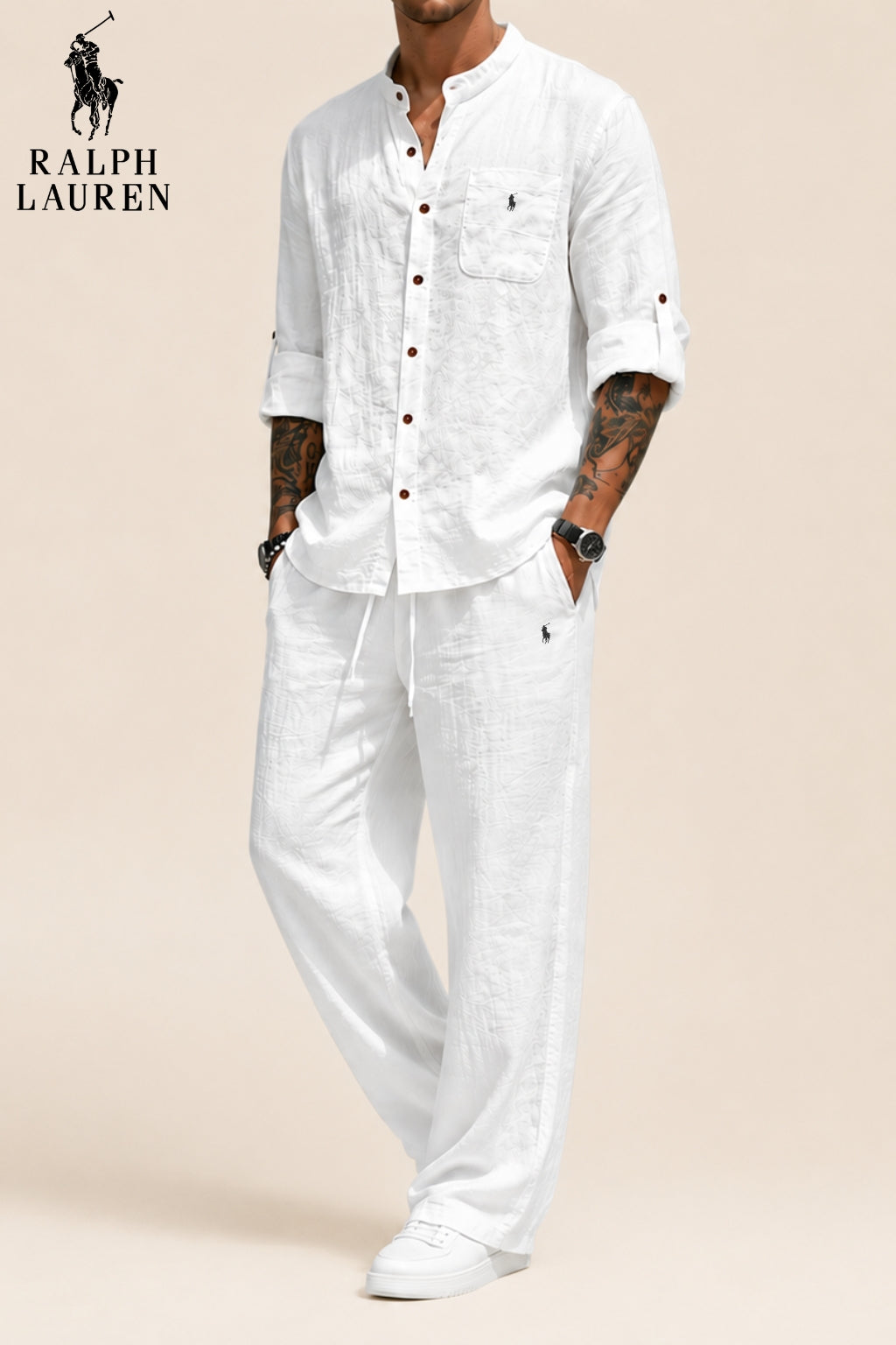 Linen-Cotton Casual Two-Piece Set || Clearance Sale