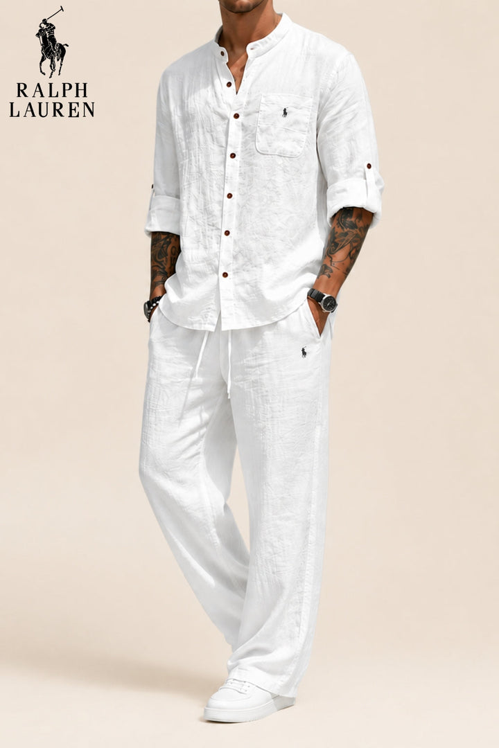Linen-Cotton Casual Two-Piece Set || Clearance Sale