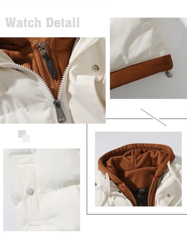 SOFT SHELL HOODED PUFFER GILET