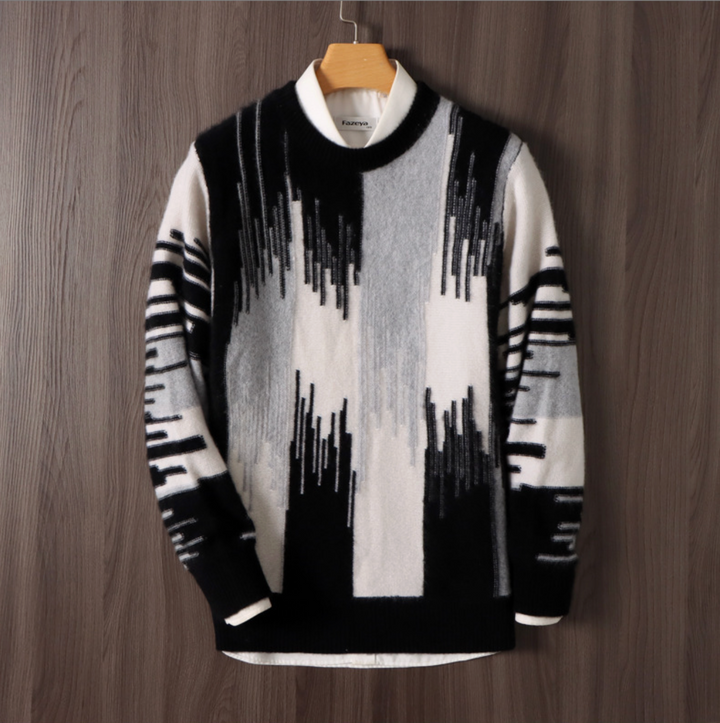 PREMIUM WOOL JACQUARD SWEATER