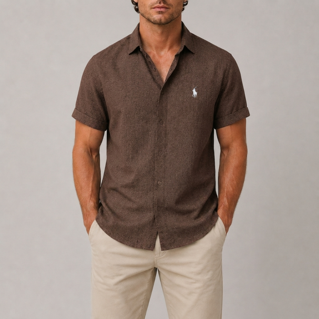 Textured Short Sleeve Shirt - Clearance Sale