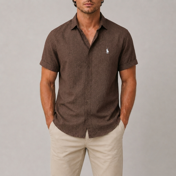 Textured Short Sleeve Shirt - Clearance Sale