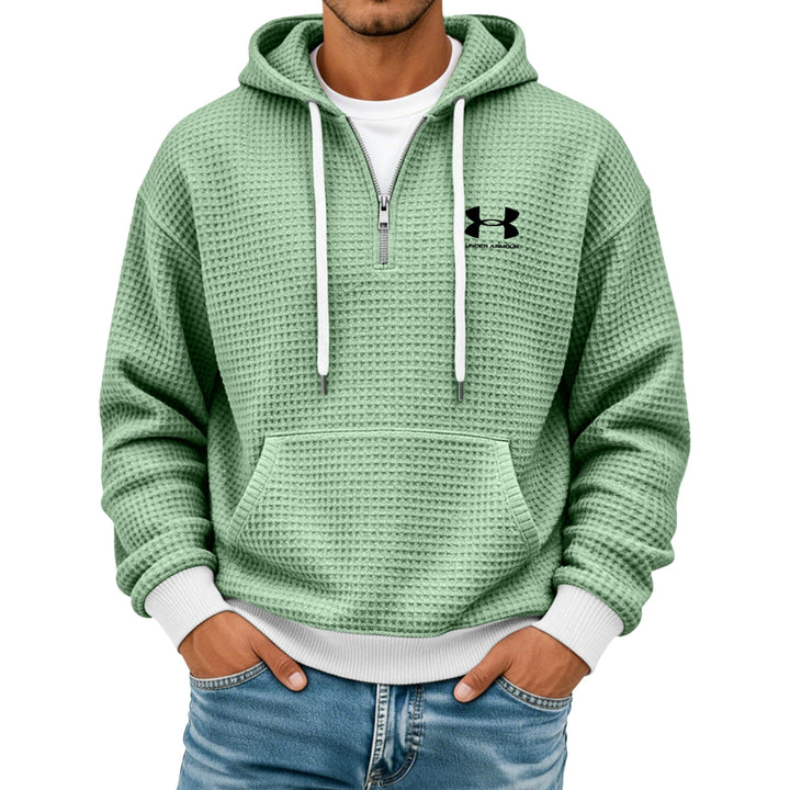 Textured Half-Zip Hoodie - CLEARANCE SALE