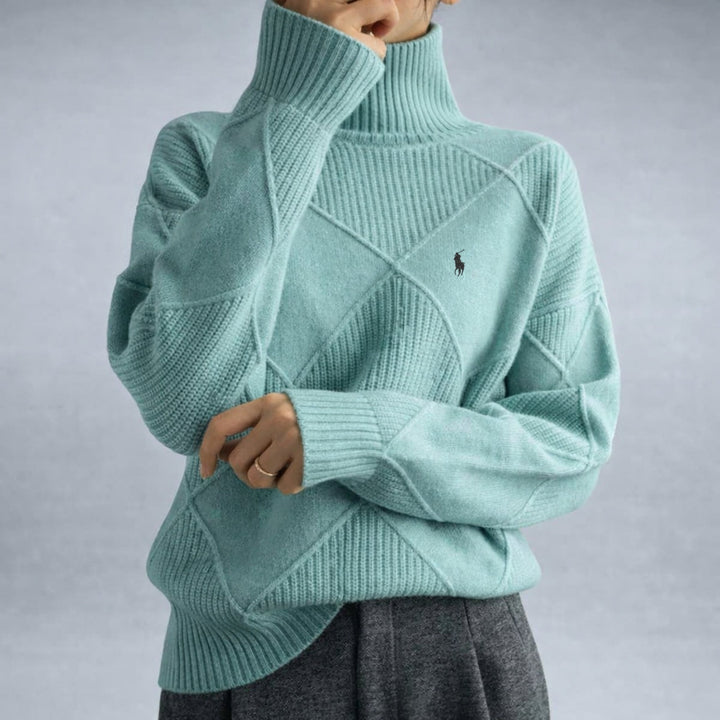 Premium Ribbed Turtleneck - End-of-Line Sale