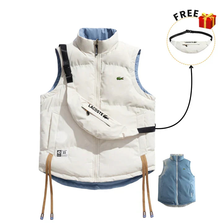 Reversible Insulated Vest with FREE Shoulder Bag || Clearance Sale