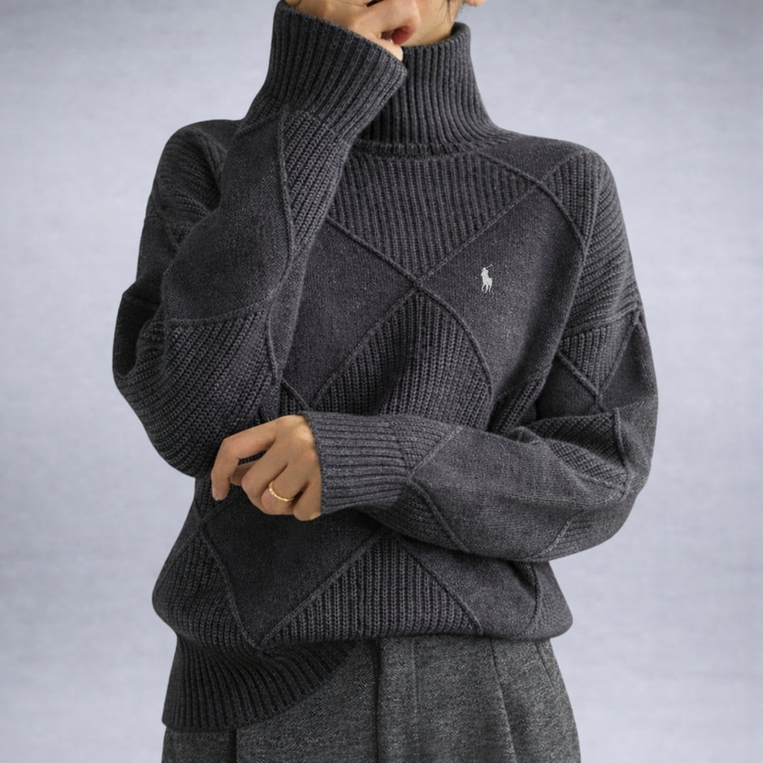 Premium Ribbed Turtleneck - End-of-Line Sale