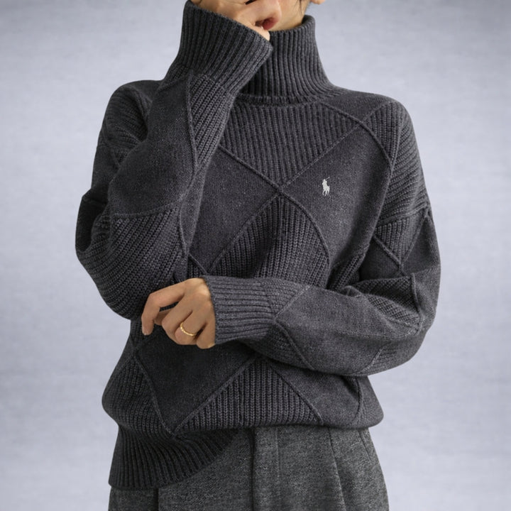 Premium Ribbed Turtleneck - End-of-Line Sale
