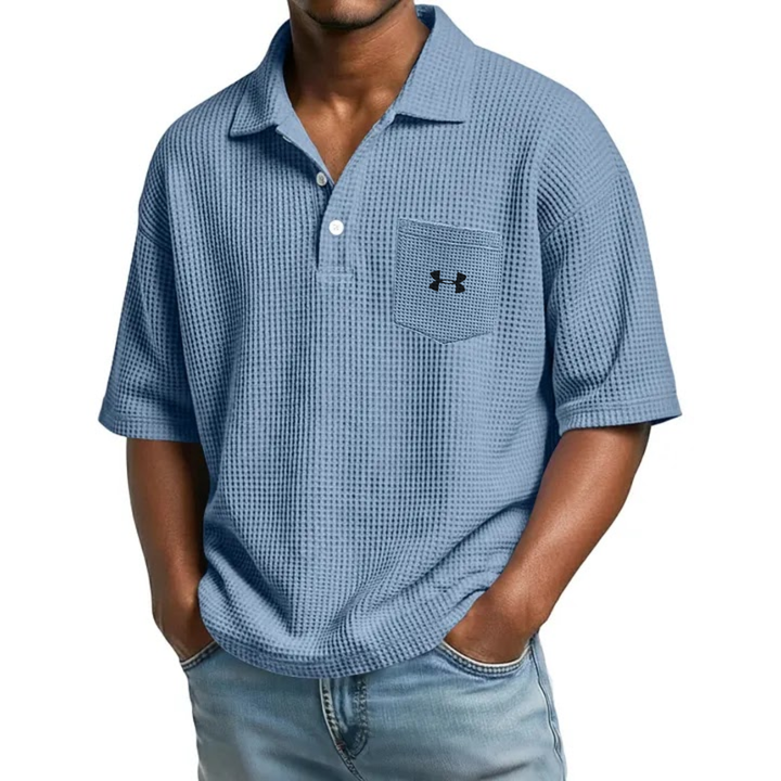 Textured Short-Sleeve Polo - Clearance Sale