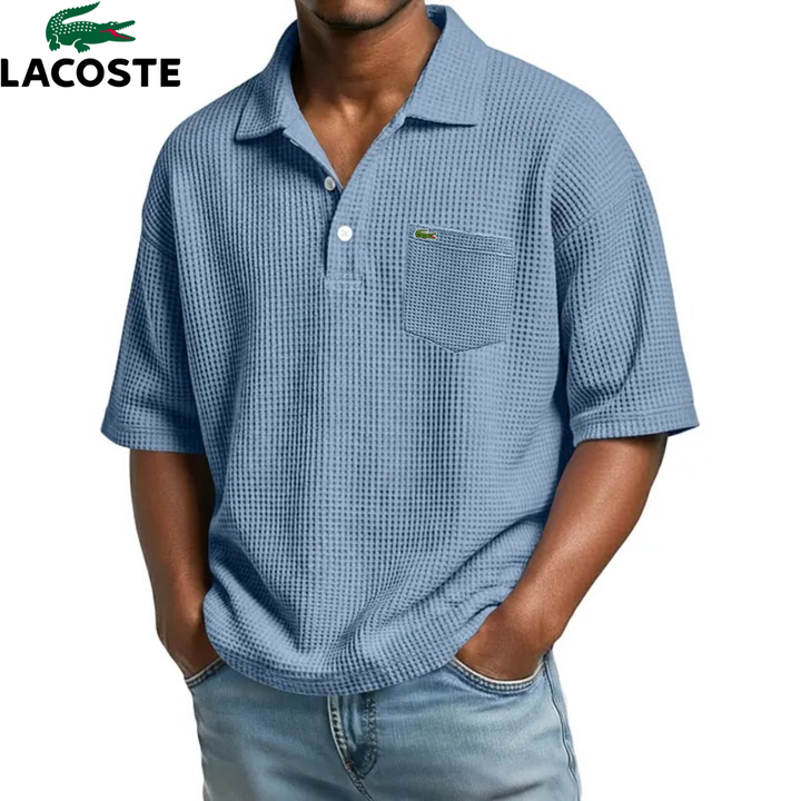 Textured Short-Sleeve Polo || Clearance Sale