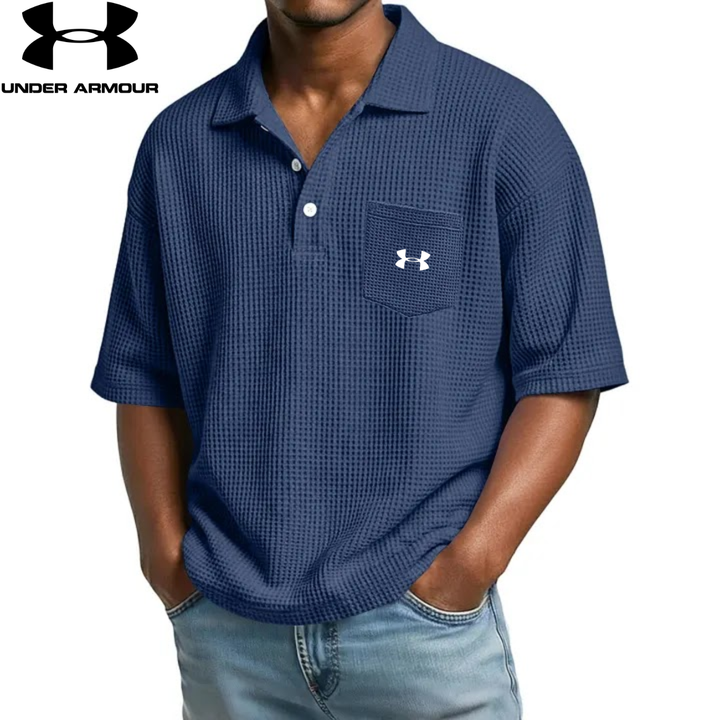 Textured Short-Sleeve Polo || Clearance Sale
