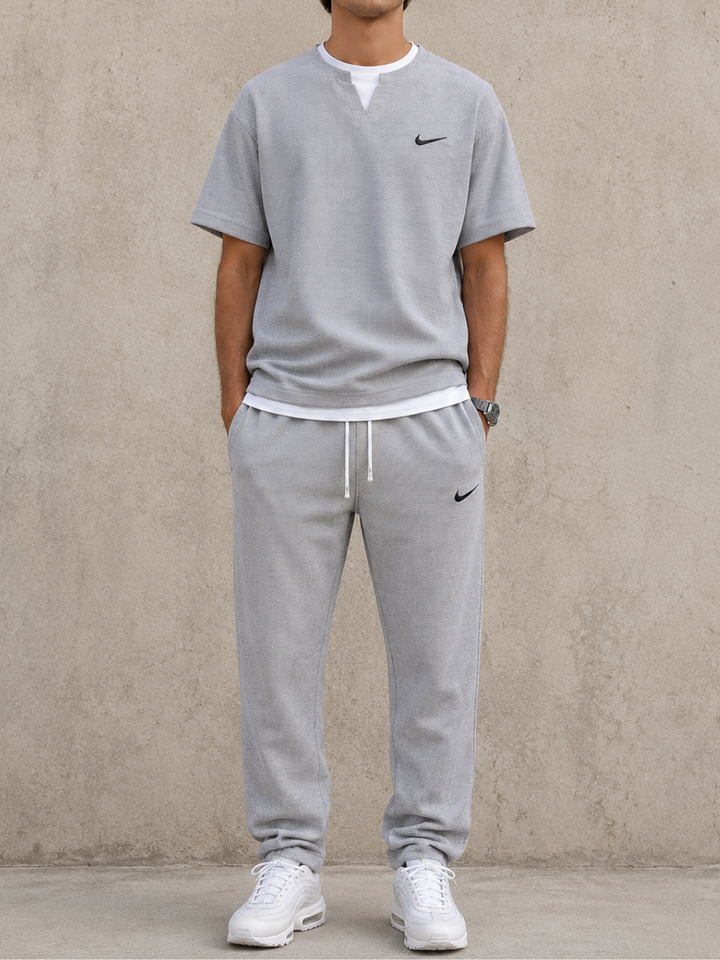Premium Waffle-Knit Co-Ord Set - Clearance Sale