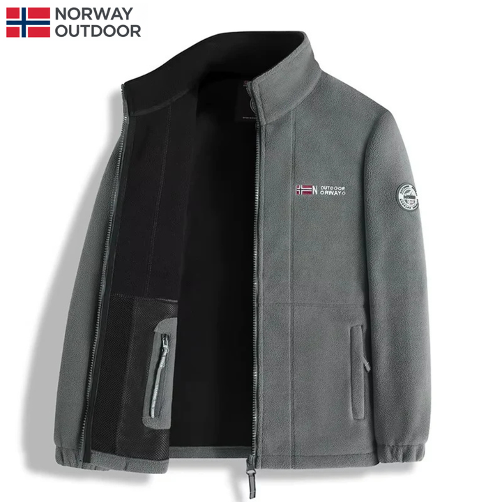 Men’s Full-Zip Thermal Fleece Jacket || CLearance Sale