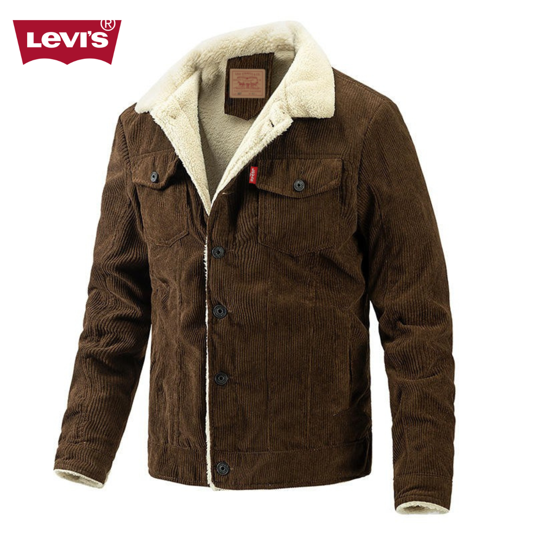 Sherpa-Lined Corduroy Jacket || Clearance Sale