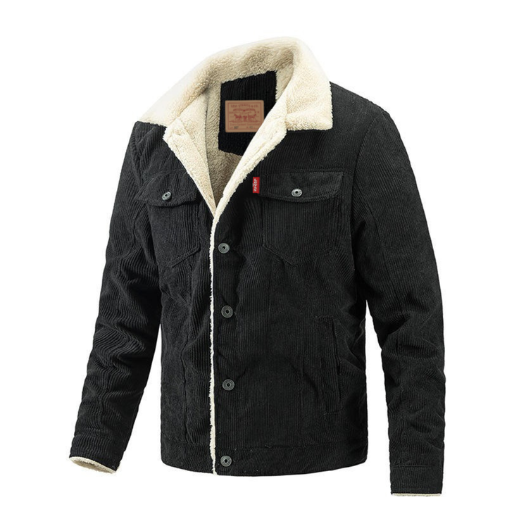 Sherpa-Lined Corduroy Jacket - Clearance Sale