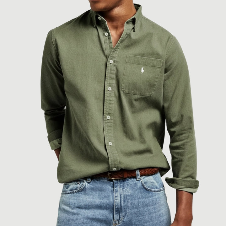 Linen Button-Up Shirt - CLEARANCE SALE