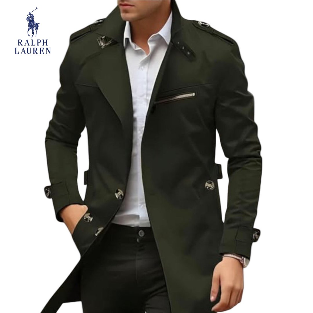 Men’s Tailored Mid-Length Urban Coat || Clearance Sale