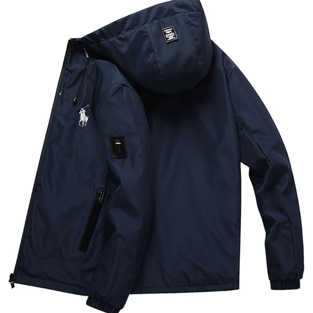 Urban-Style Technical Hooded Jacket
