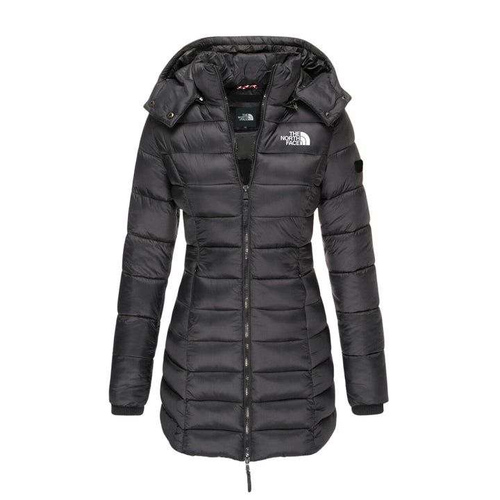 Long Padded Coat with Hood - CLEARANCE PRICE