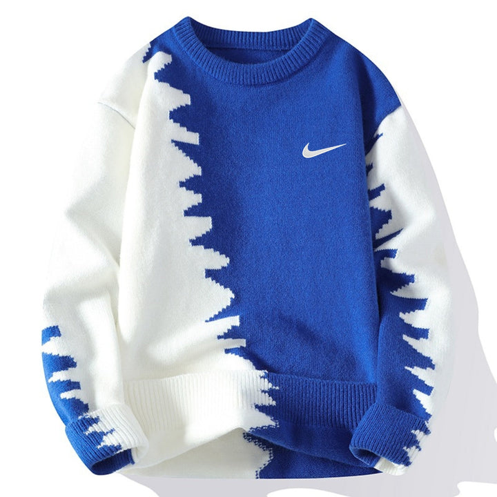 Modern Wave Knit Sweater