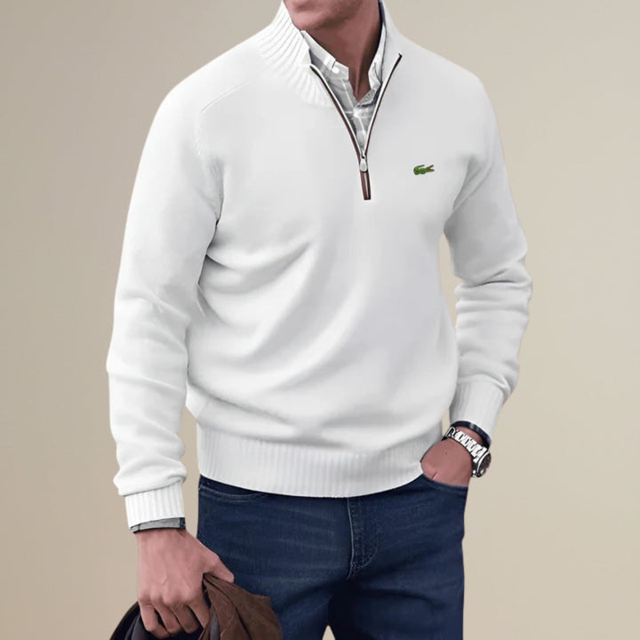 Knitted Half-Zip Sweater - Clearance Sale