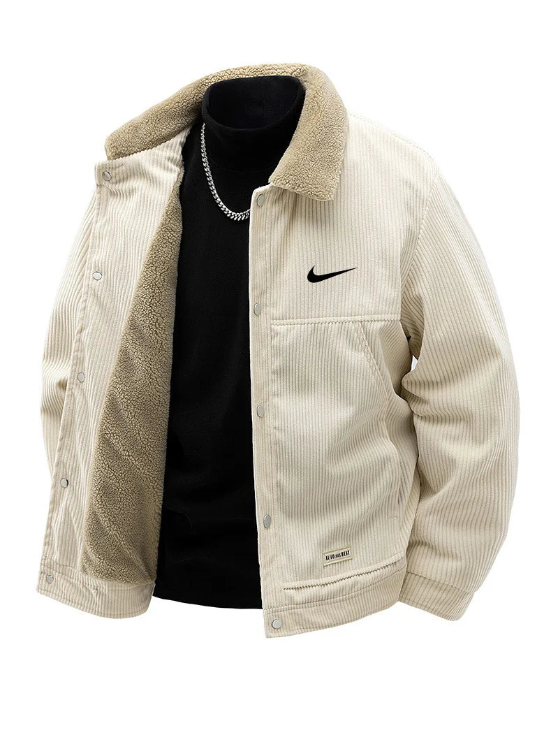 Premium Corduroy Sherpa Lined Jacket - Clearance Sale