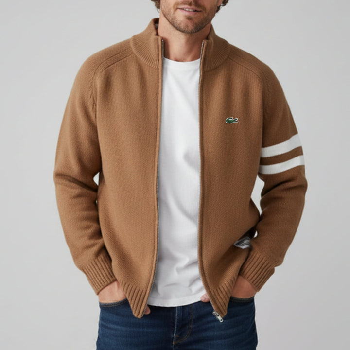 Modern Knit Cardigan with Zipper - CLEARANCE PRICE