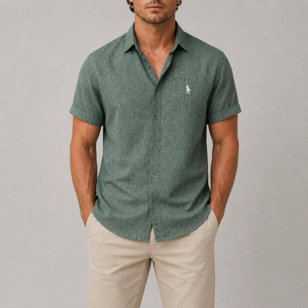 Textured Short Sleeve Shirt - Clearance Sale