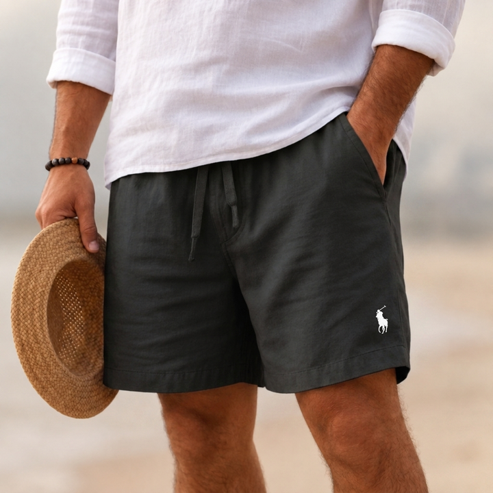 Essential Linen-Blend Shorts - Clearance Sale