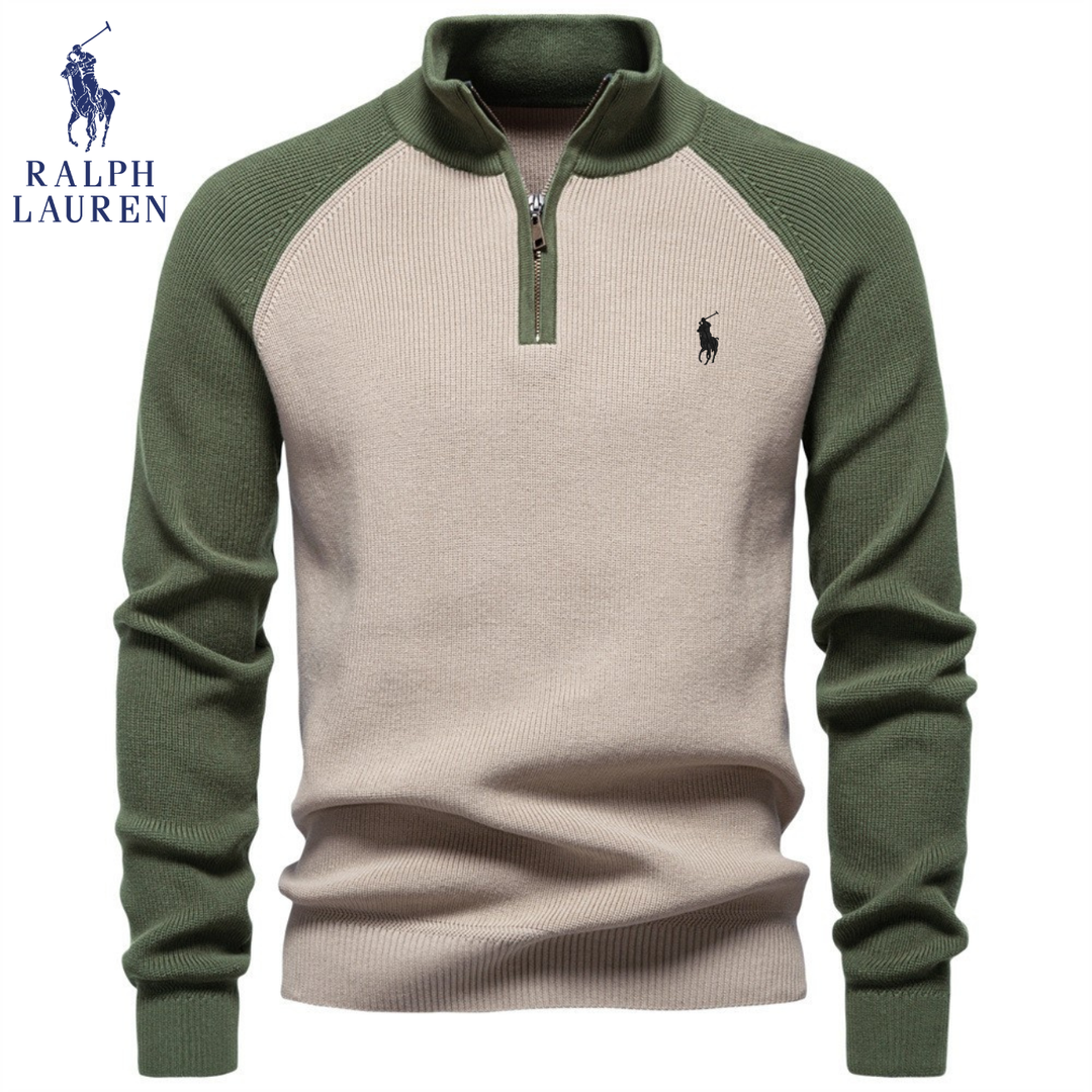 Men’s Premium Half-Zip Knit Sweater || Clearance Sale