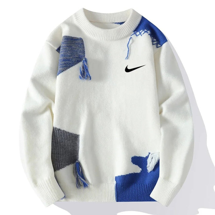 Textured Patchwork Sweater - CLEARANCE SALE