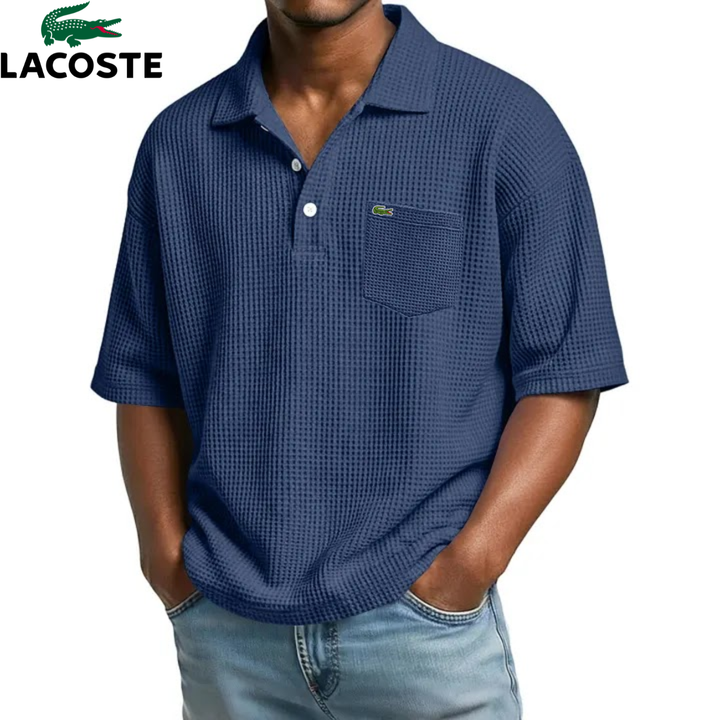 Textured Short-Sleeve Polo || Clearance Sale