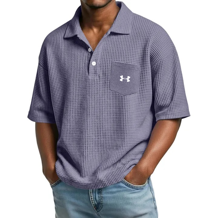 Textured Short-Sleeve Polo - Clearance Sale