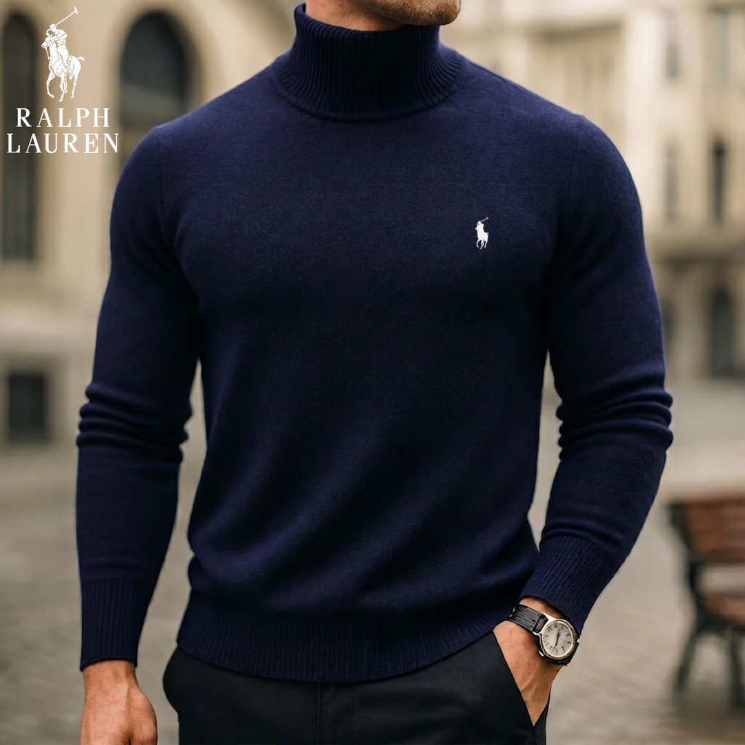 Refined Turtleneck Knit Sweater || Clearance Sale