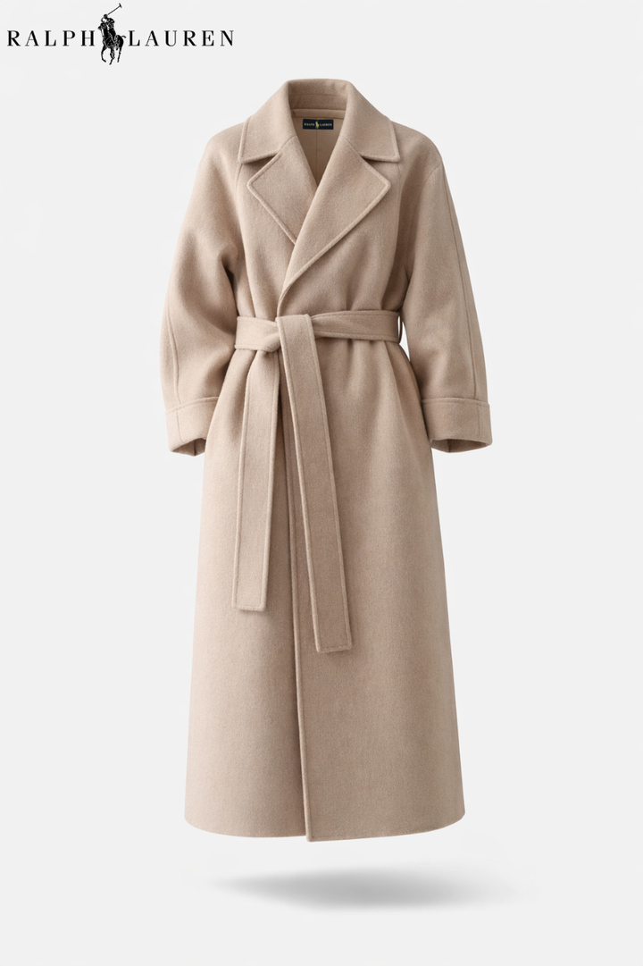 Timeless Belted Longline Coat || Clearance Sale