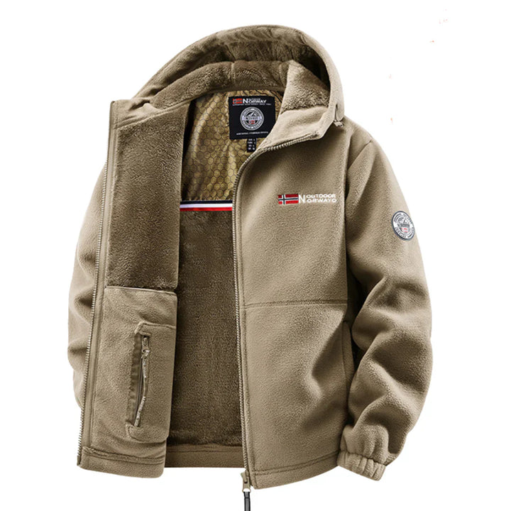 Thermal Hooded Fleece Jacket || Clearance Sale