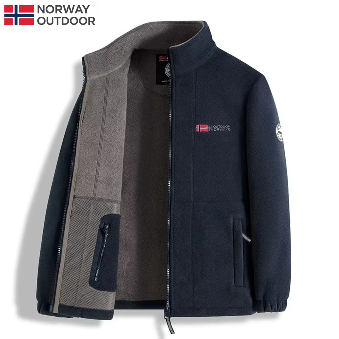 Men’s Full-Zip Thermal Fleece Jacket || CLearance Sale