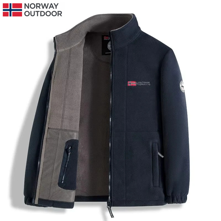 Men’s Full-Zip Thermal Fleece Jacket || CLearance Sale
