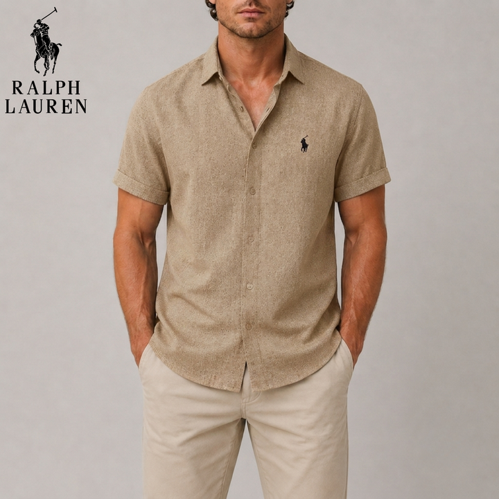 Textured Short Sleeve Shirt || Clearance Sale