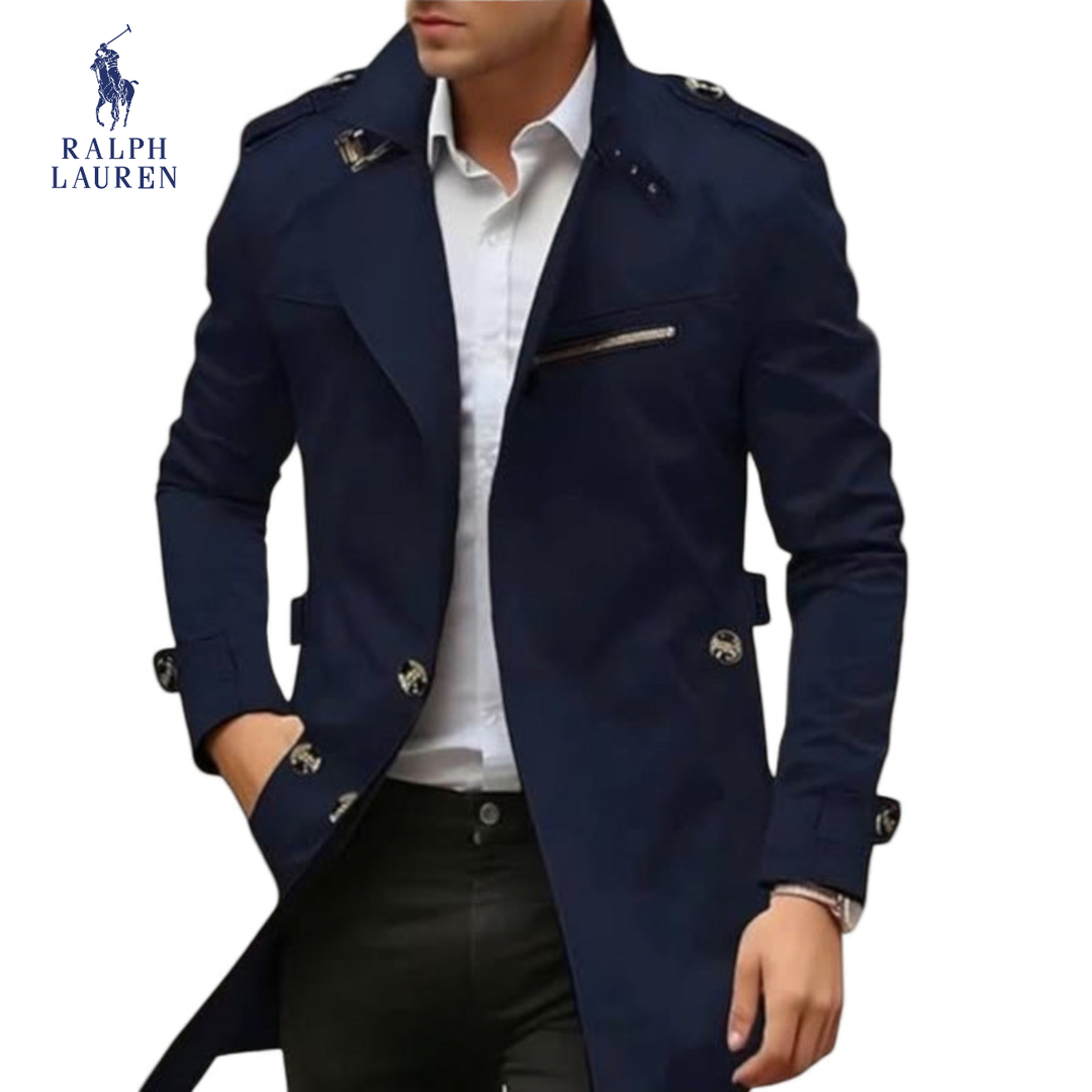 Men’s Tailored Mid-Length Urban Coat || Clearance Sale